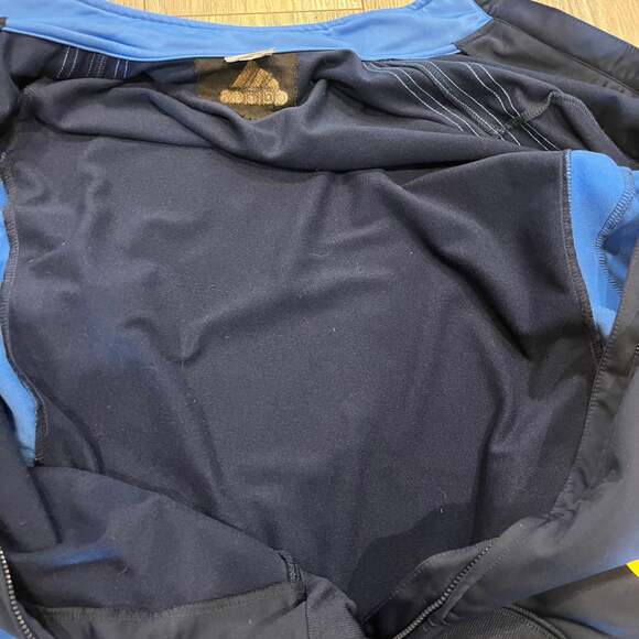 Adidas Original Mens Medium Spell-out  Polyester Knit Sport Track Jacket - Picture 8 of 8